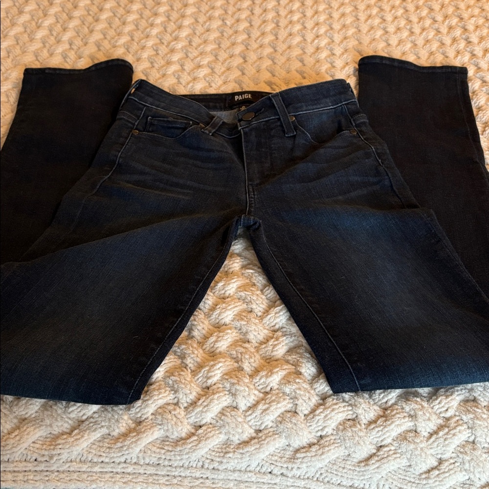 PAIGE Indigo Denim Jeans Straight Leg
